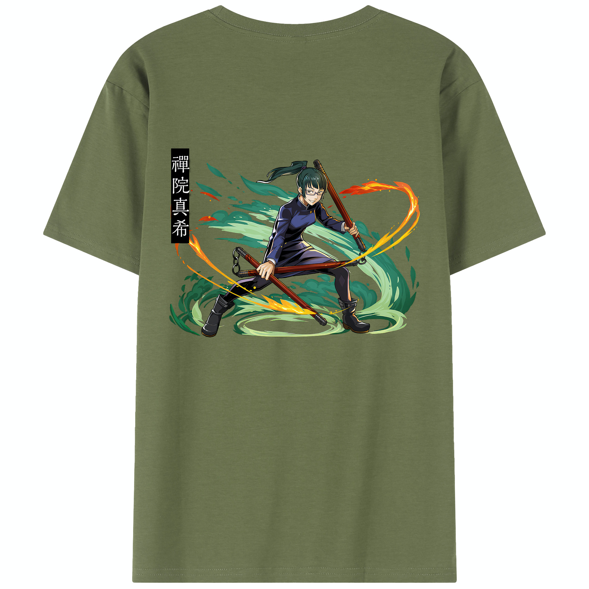（画像用） 呪術廻戦 Jujutsu Kaisen 綿100％半袖Tシャツ（背面プリント）